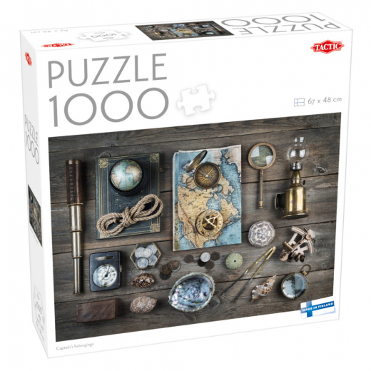 Tactic: Captain's belongings 1000 Brikker i gruppen PUSLESPIL / 1000 brikker hos Spelexperten (60661)