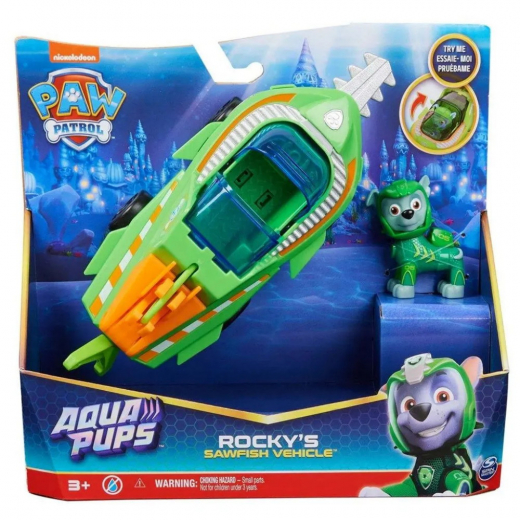 Paw Patrol - Rocky's Sawfish Vehicle i gruppen LEGETØJ / Figurer og legesæt / Paw Patrol hos Spelexperten (6066142)