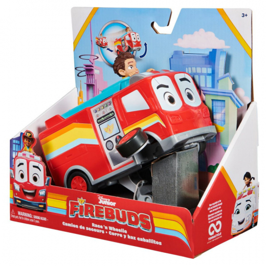 Firebuds Action Vehicle - Bo & Flash i gruppen LEGETØJ / Figurer og legesæt hos Spelexperten (6066348)