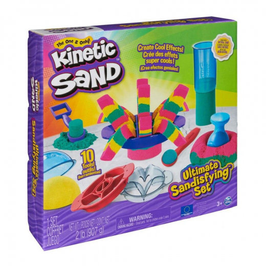 Kinetic Sand - Ultimate Sandisfying Set i gruppen LEGETØJ / Skab & mal / Kinetic Sand hos Spelexperten (6067345)