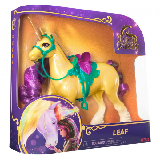 Unicorn Academy Fashion Doll Unicorn 28 cm - Leaf i gruppen LEGETØJ / Figurer og legesæt hos Spelexperten (6067375)
