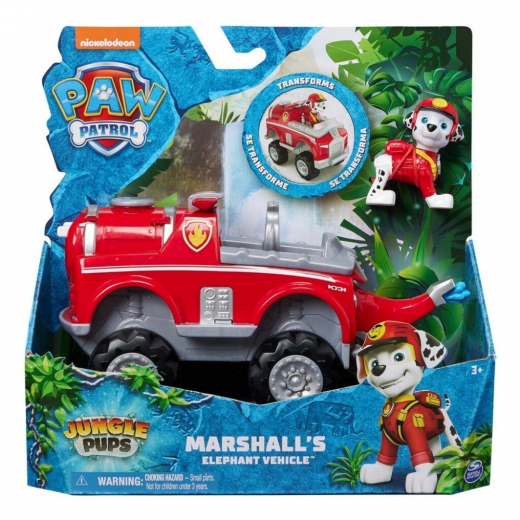 Paw Patrol - Jungle Themed Vehicle Marshall i gruppen LEGETØJ / Figurer og legesæt / Paw Patrol hos Spelexperten (6067759)