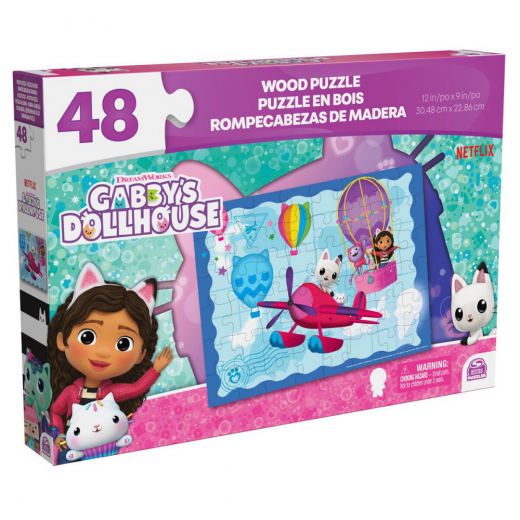 Gabby's Dollhouse - Træ puslespil i gruppen PUSLESPIL / Puslespil til børn hos Spelexperten (6067989)