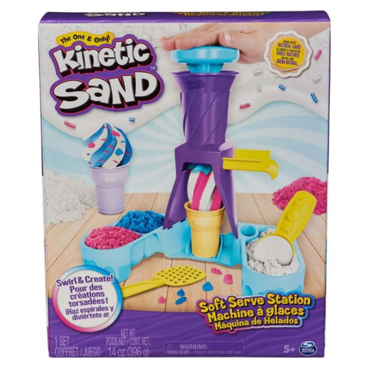 Kinetic Sand Soft Serve Station i gruppen LEGETØJ / Skab & mal / Kinetic Sand hos Spelexperten (6068385)