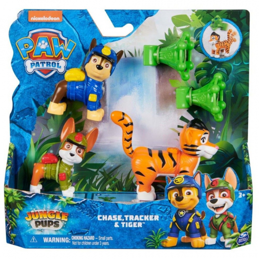 Paw Patrol - Jungle Pup - Chase & Tracker i gruppen LEGETØJ / Figurer og legesæt / Paw Patrol hos Spelexperten (6068629)