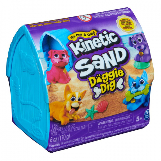 Kinetic Sand - Doggie Dig i gruppen LEGETØJ / Skab & mal / Kinetic Sand hos Spelexperten (6068641)