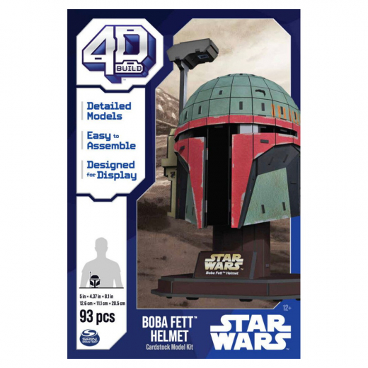 4D Puzzles Boba Fett Helmet i gruppen PUSLESPIL / 3D puslespil hos Spelexperten (6068741)