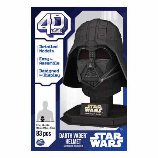 4D Puzzles - Darth Vader Helmet 83 Brikker i gruppen PUSLESPIL / 3D puslespil hos Spelexperten (6068747)