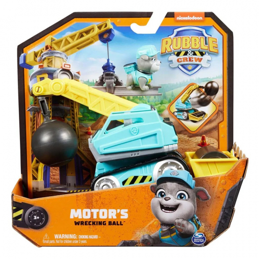 Rubble & Crew Core Vehicle - Motor i gruppen LEGETØJ / Figurer og legesæt / Paw Patrol hos Spelexperten (6069659)