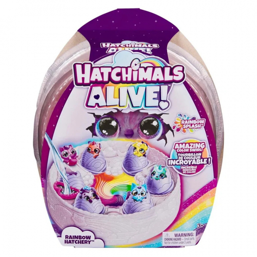 Hatchimals Alive Regnbue-klækkeri i gruppen LEGETØJ / Figurer og legesæt hos Spelexperten (6070168)