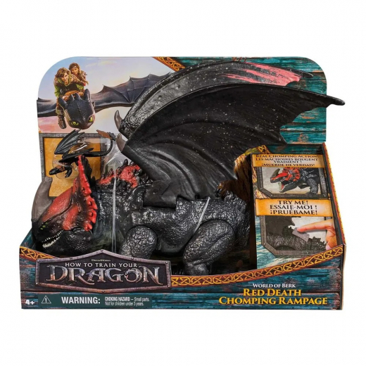 How To Train Your Dragon - Red Death Chomping Rampage i gruppen LEGETØJ / Figurer og legesæt hos Spelexperten (6072650)