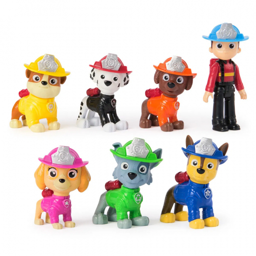 Paw Patrol Fire Rescue 7 Figure Pack i gruppen LEGETØJ / Figurer og legesæt / Paw Patrol hos Spelexperten (6072961)