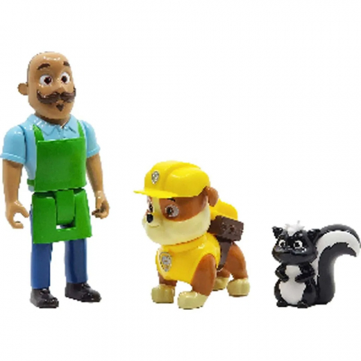 Paw Patrol Story Figure Pack - Rubble i gruppen LEGETØJ / Figurer og legesæt / Paw Patrol hos Spelexperten (6072996)