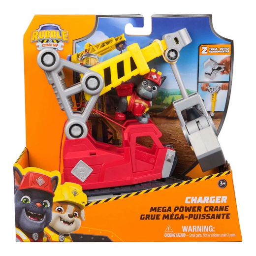 Rubble & Crew Big Build Tool Vehicle - Charger i gruppen LEGETØJ / Figurer og legesæt / Paw Patrol hos Spelexperten (6073295)