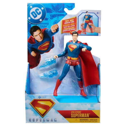 Superman - Epic Strike Superman 15 cm i gruppen LEGETØJ / Figurer og legesæt / DC hos Spelexperten (6073319)