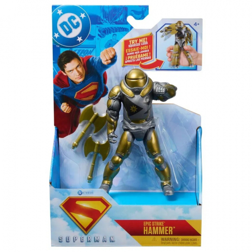 Superman - Epic Strike Hammer 15 cm i gruppen LEGETØJ / Figurer og legesæt / DC hos Spelexperten (6073320)