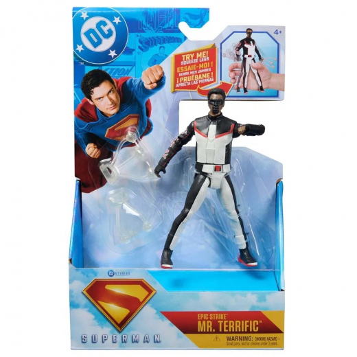 Superman - Epic Strike Mr.Terrific 15 cm i gruppen LEGETØJ / Figurer og legesæt / DC hos Spelexperten (6073321)