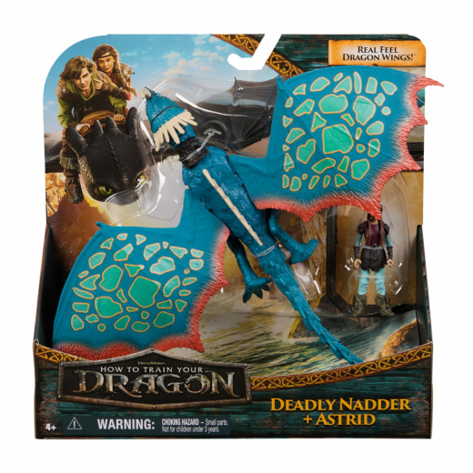 How To Train Your Dragon - Deadly Nadder & Astrid i gruppen LEGETØJ / Figurer og legesæt hos Spelexperten (6074005)