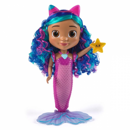 Gabby's Movie Sing & Shine Mermaid Gabby Doll 36cm i gruppen LEGETØJ / Figurer og legesæt / Gabby's Dollhouse hos Spelexperten (6074338)