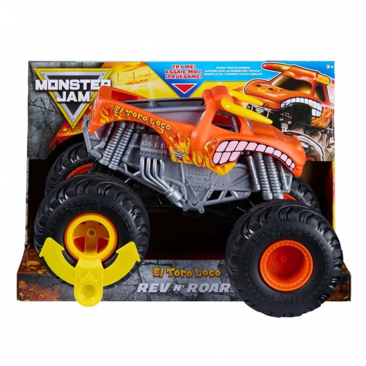 Monster Jam 1:18 Rev n' Roar El Toro Loco i gruppen LEGETØJ / Legetøjskøretøjer / Monster Jam hos Spelexperten (6074468)