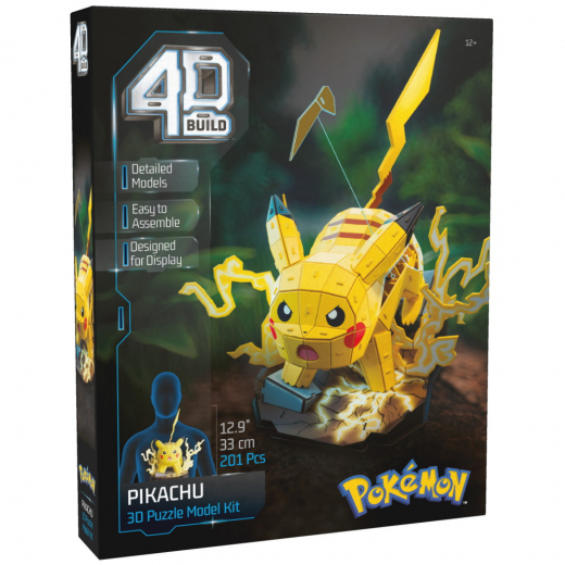 4D Puslespil Pokemon Pikachu 30 cm i gruppen PUSLESPIL / 3D puslespil hos Spelexperten (6075061)