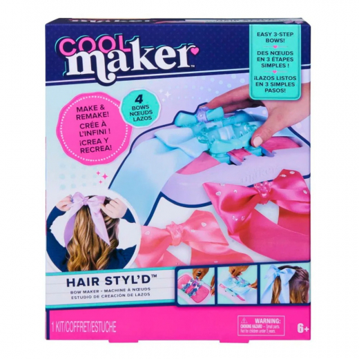 Cool Maker Hair Styl'D Bowtique-sløjfemaskine-sæt i gruppen LEGETØJ / Skab & mal hos Spelexperten (6075223)