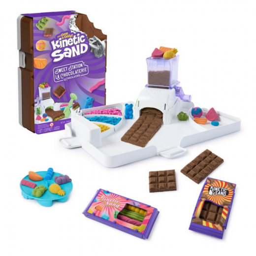 Kinetic Sand Lege sand Sweet Station i gruppen LEGETØJ / Skab & mal / Kinetic Sand hos Spelexperten (6075652)