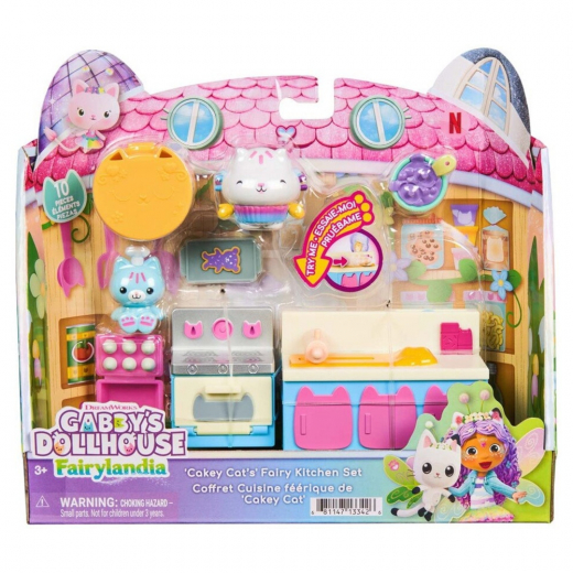 Gabby's Dollhouse Legesæt Fairylandia Cakey Cat i gruppen LEGETØJ / Figurer og legesæt / Gabby's Dollhouse hos Spelexperten (6077036)