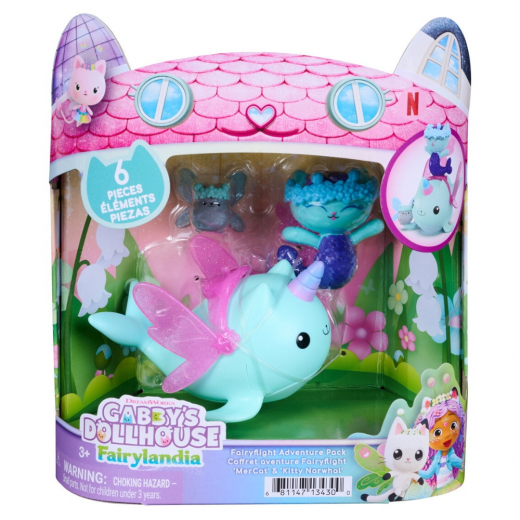 Gabby's Dollhouse - Mercat og Narwhal i gruppen LEGETØJ / Figurer og legesæt / Gabby's Dollhouse hos Spelexperten (6077068)