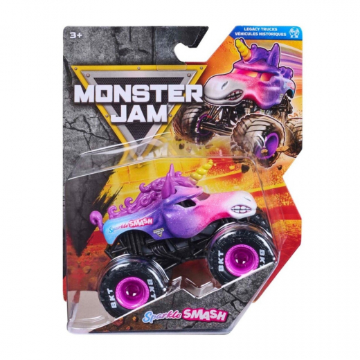 Monster Jam Monstertruck Sparkle Smash 1:64 i gruppen LEGETØJ / Legetøjskøretøjer / Monster Jam hos Spelexperten (6077761)