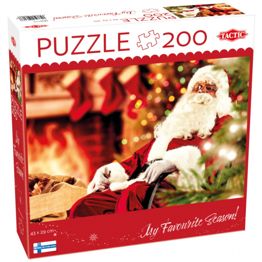 Tactic Puzzle Lovers Christmas Stockings 200 Pcs i gruppen PUSLESPIL / Tactic hos Spelexperten (60860)