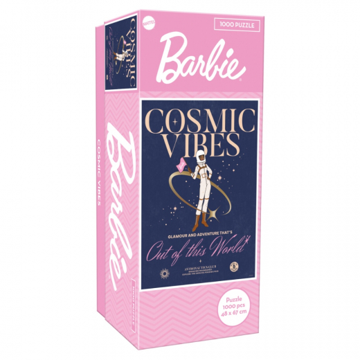 Tactic Pussel: Barbie Cosmic Vibes 1000 Pcs i gruppen PUSLESPIL / Tactic hos Spelexperten (60989)