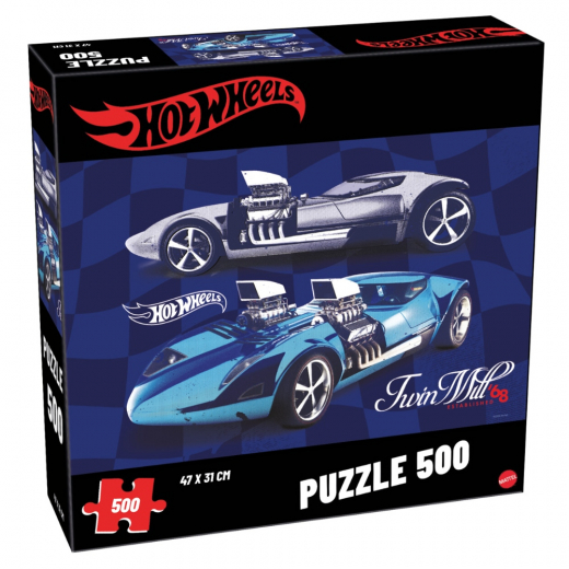 Tactic Pussel: Hot Wheels Twin Mill 500 Pcs i gruppen PUSLESPIL / Tactic hos Spelexperten (60993)