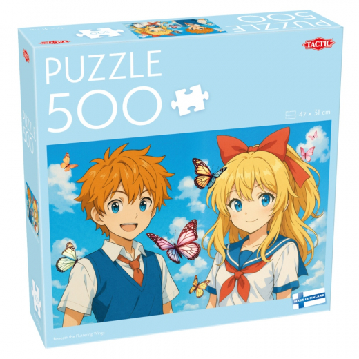 Tactic Pussel: Beneath The Fluttering Wings 500 Pcs i gruppen PUSLESPIL / Tactic hos Spelexperten (60995)