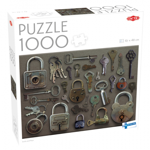 Tactic Pussel: Locks And Keys 1000 Pcs i gruppen PUSLESPIL / Tactic hos Spelexperten (61059)