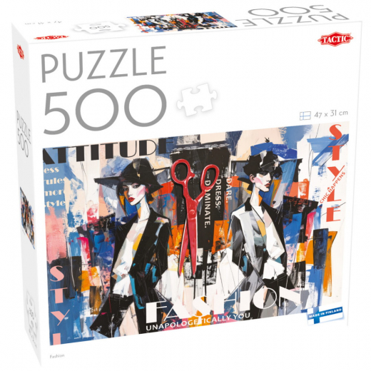 Tactic Puzzle: Fashion 500 Pcs i gruppen PUSLESPIL / Tactic hos Spelexperten (61062)