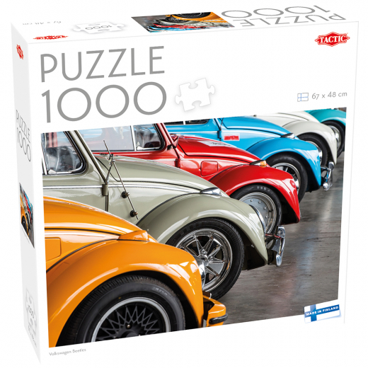 Tactic Volkswagen Beetles 1000 brikker i gruppen PUSLESPIL / 1000 brikker hos Spelexperten (61231)