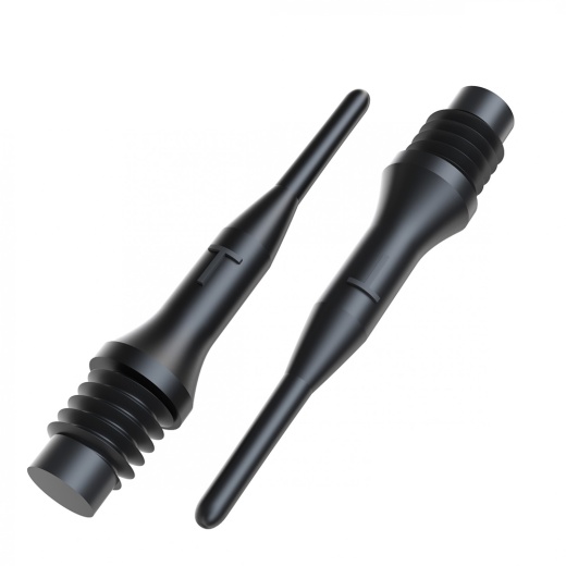 Bull's Tefo-X Tips - 100-pack black i gruppen SPILLEBORD / Dart / Tilbehør hos Spelexperten (61711)