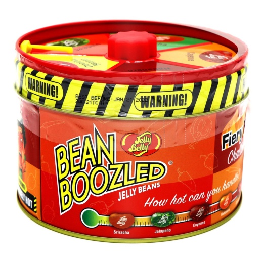 Bean Boozled - Flaming Five Challenge Spinner Tin i gruppen  hos Spelexperten (62053-SV)