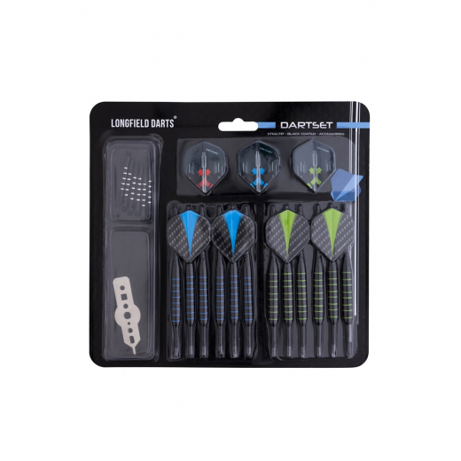 Longfield Darts - Steeltip Dart Double Set i gruppen SPILLEBORD / Dart / Dartpile / Steeltip hos Spelexperten (62060)