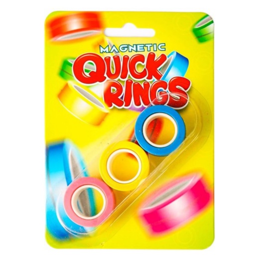 Magnetic Quick Rings - Neon 3 Pack i gruppen  hos Spelexperten (620887)