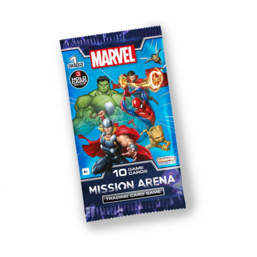 Marvel: Mission Arena TCG - Booster Pack i gruppen SELSKABSSPIL / Kortspil hos Spelexperten (632459)