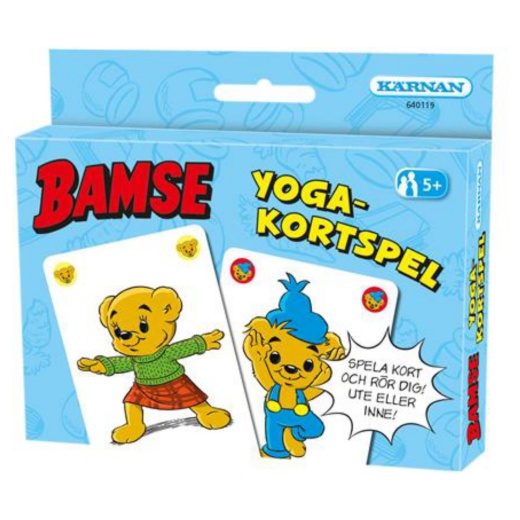 Bamse Yogakortspel i gruppen SELSKABSSPIL / Børnespil hos Spelexperten (640119)