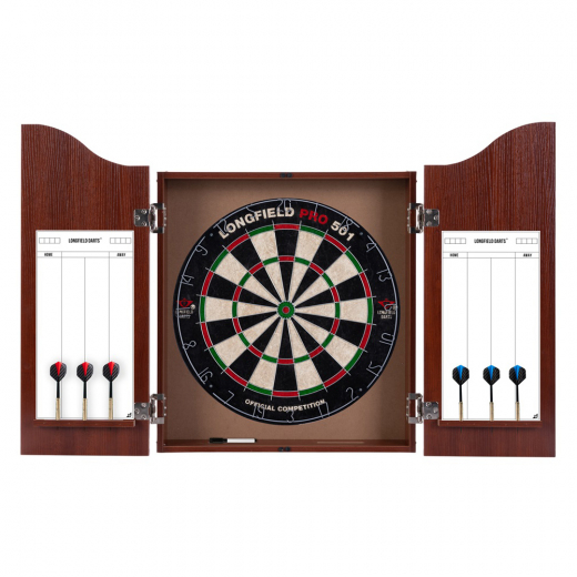 Longfield Darts Pro Set - Rødbrun i gruppen SPILLEBORD / Dart / Dartskiver / Traditionel hos Spelexperten (65017)