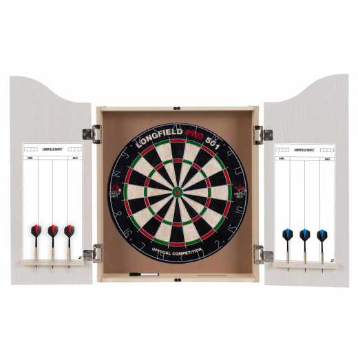 Longfield Darts Pro Set - Egetræ i gruppen SPILLEBORD / Dart / Dartskiver / Traditionel hos Spelexperten (65018)