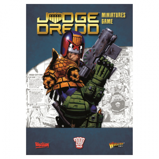 Judge Dredd Miniature Game: Rulebook i gruppen SELSKABSSPIL / Strategispil hos Spelexperten (651010001)