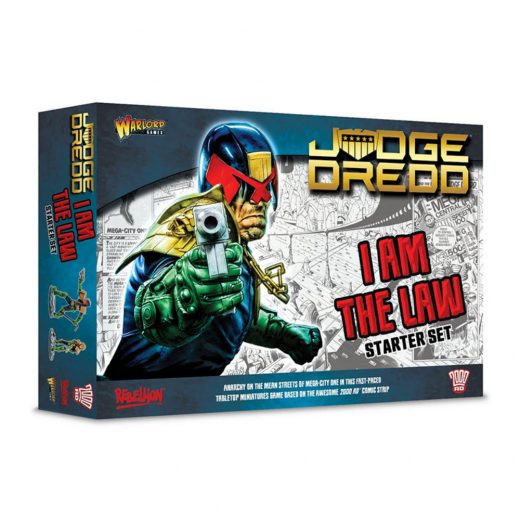 Judge Dredd Miniature Game: I Am The Law - Starter i gruppen SELSKABSSPIL / Strategispil hos Spelexperten (651510001)