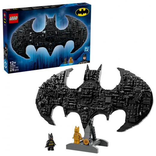 LEGO Super Heroes DC - Batman -logo i gruppen LEGETØJ / LEGO / LEGO Super Heroes DC hos Spelexperten (6588649)