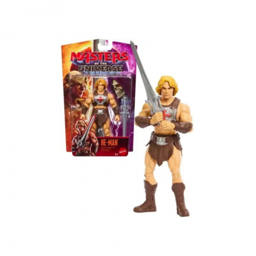 Masters of the Universe He-Man actionfigur med sværd - 14 cm i gruppen LEGETØJ / Figurer og legesæt hos Spelexperten (66-2601-H)