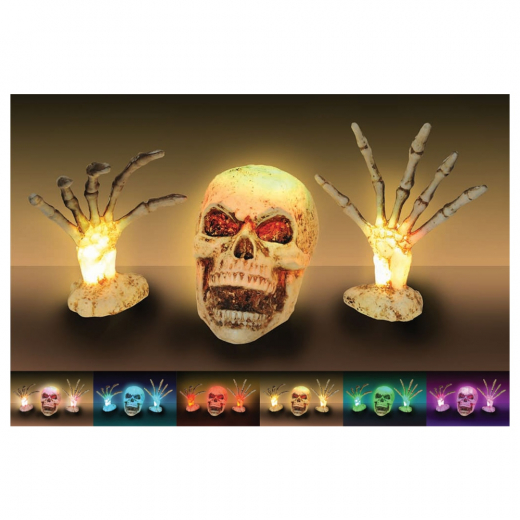 Colour Change LED Skeleton Gravebreaker Dekoration i gruppen Nyheder hos Spelexperten (6605C)